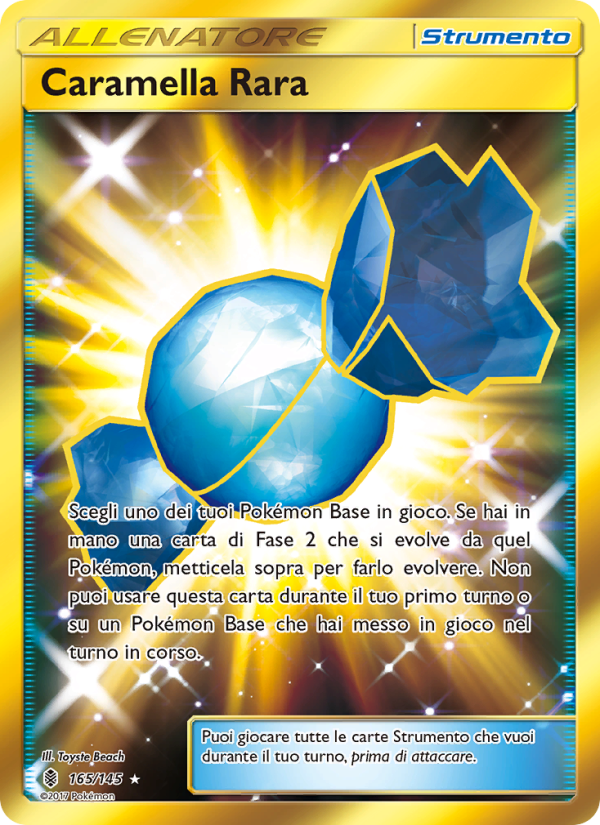Caramella Rara 165/169 — Guardiani Nascenti (Italian Pokémon TCG card)