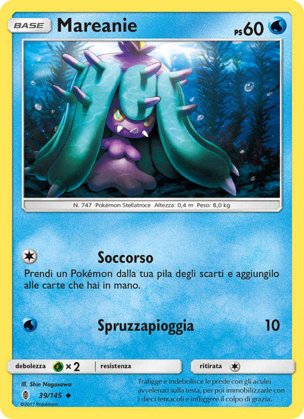 Mareanie 039/169 — Guardiani Nascenti (Italian Pokémon TCG card)