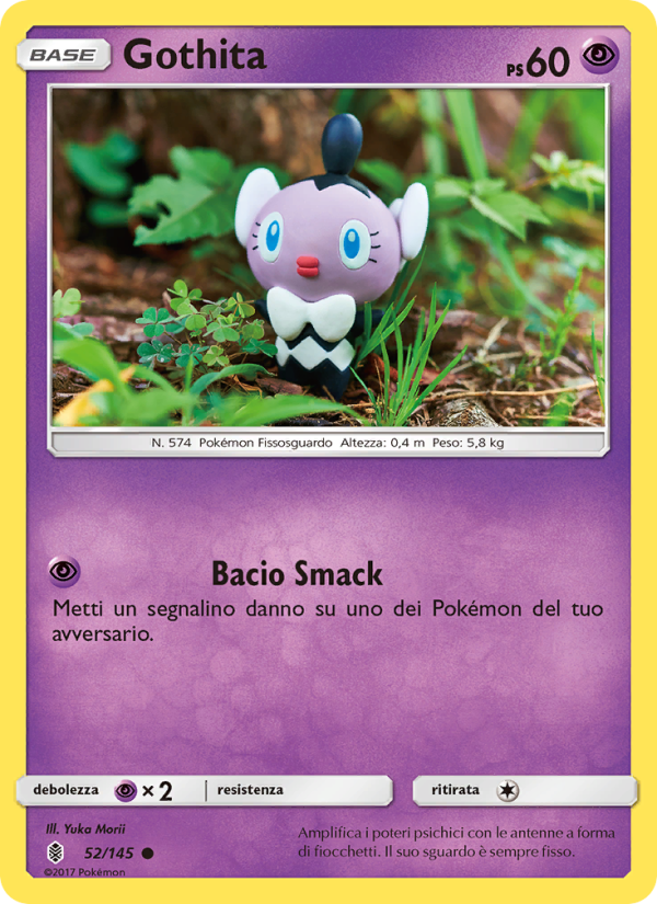 Gothita 052/169 — Guardiani Nascenti (Italian Pokémon TCG card)