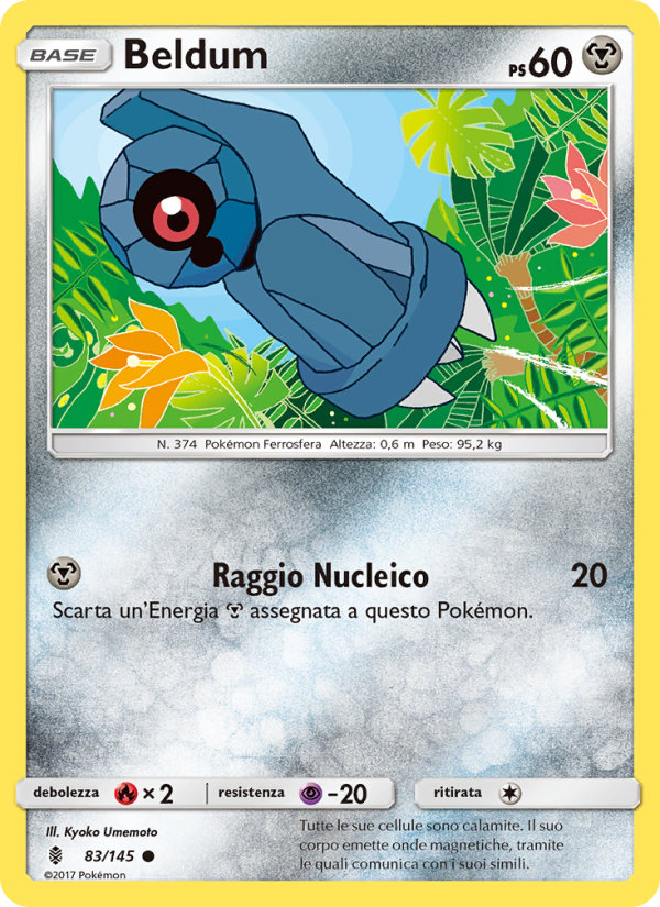 Beldum 083/169 — Guardiani Nascenti (Italian Pokémon TCG card)