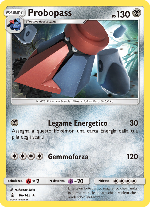 Probopass 086/169 — Guardiani Nascenti (Italian Pokémon TCG card)