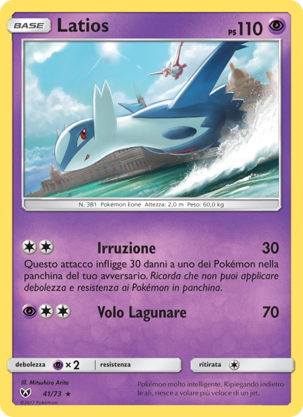 Latios 041/78 — Leggende Iridescenti (Italian Pokémon TCG card)