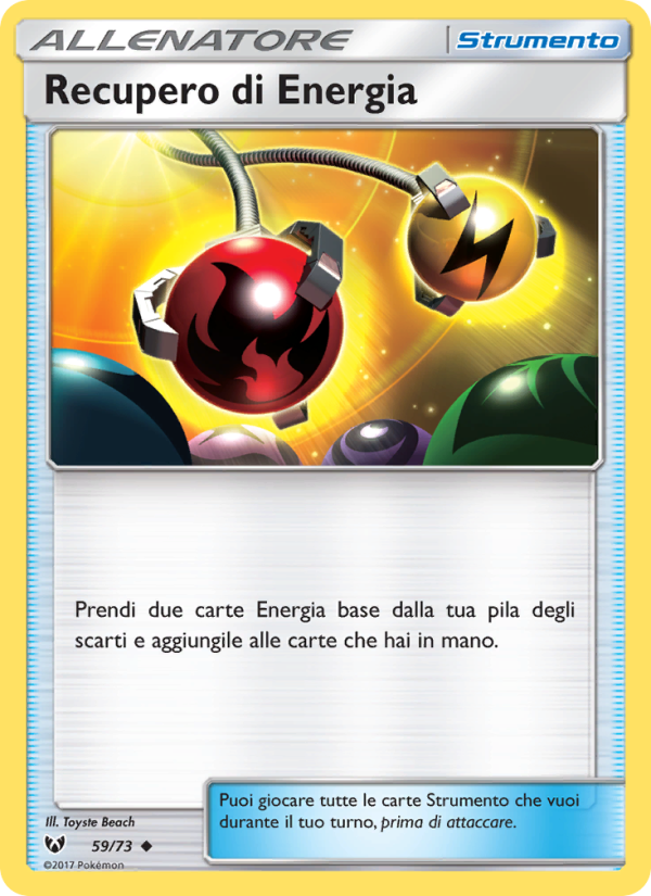 Recupero di Energia 059/78 — Leggende Iridescenti (Italian Pokémon TCG card)
