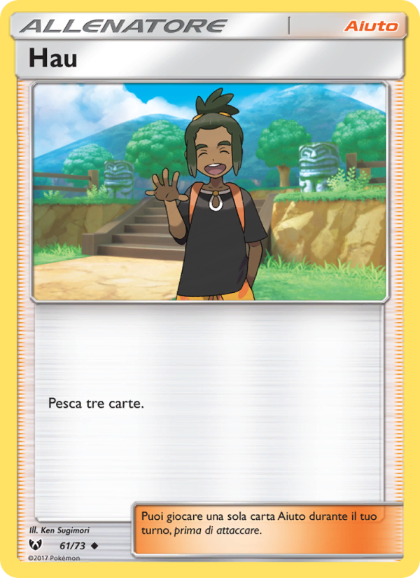 Hau 061/78 — Leggende Iridescenti (Italian Pokémon TCG card)