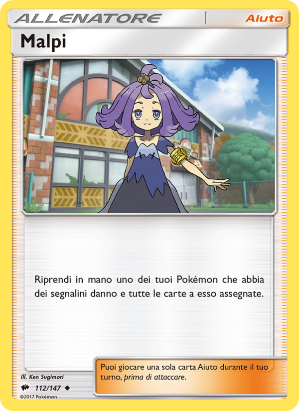 Malpi 112/169 — Ombre Infuocate (Italian Pokémon TCG card)