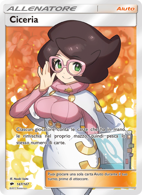 Ciceria 147/169 — Ombre Infuocate (Italian Pokémon TCG card)