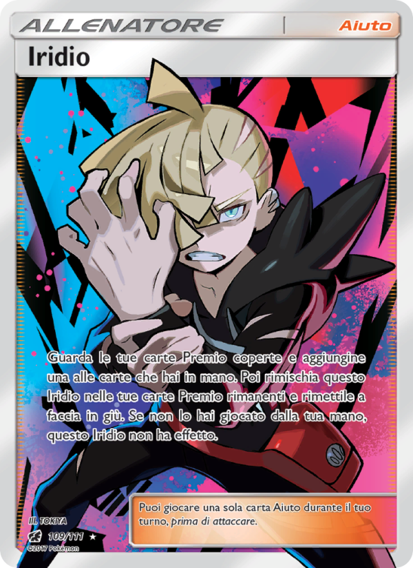 Iridio 109/124 — Invasione Scarlatta (Italian Pokémon TCG card)