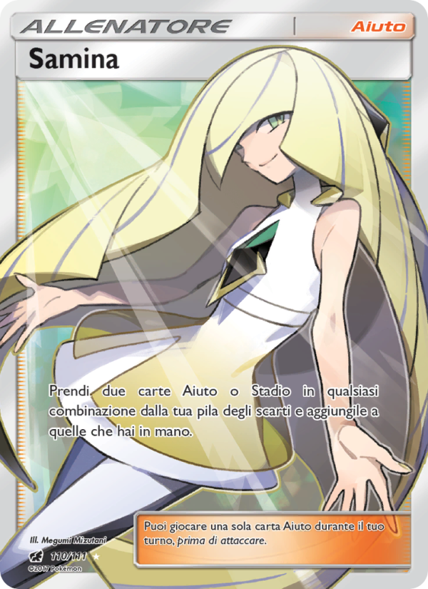Samina 110/124 — Invasione Scarlatta (Italian Pokémon TCG card)