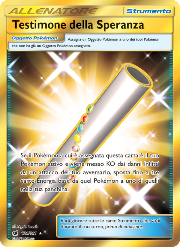 Testimone della Speranza 121/124 — Invasione Scarlatta (Italian Pokémon TCG card)