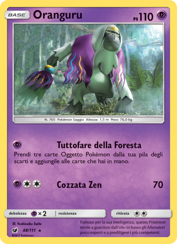 Oranguru 048/124 — Invasione Scarlatta (Italian Pokémon TCG card)