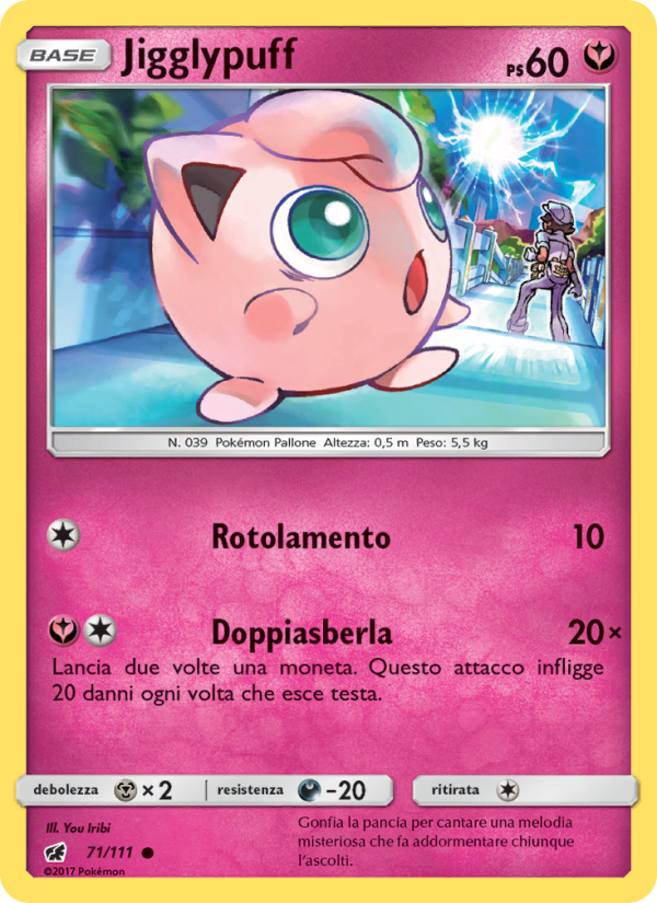 Jigglypuff 071/124 — Invasione Scarlatta (Italian Pokémon TCG card)