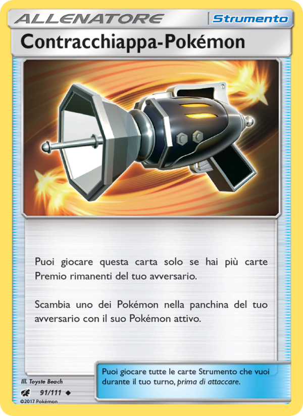 Contracchiappa-Pokémon 091/124 — Invasione Scarlatta (Italian Pokémon TCG card)