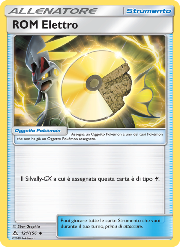 ROM Elettro 121/173 — Ultra Prism (Italian Pokémon TCG card)