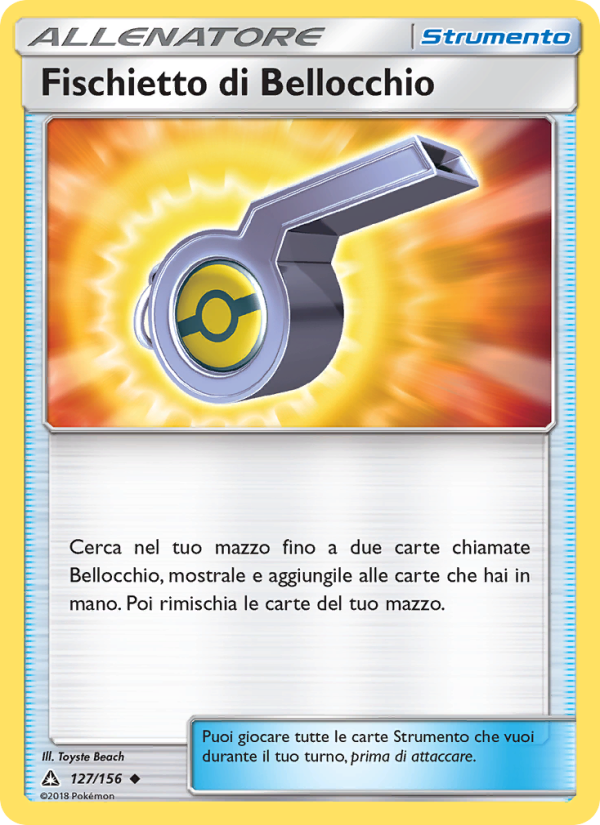 Fischietto di Bellocchio 127/173 — Ultraprisma (Italian Pokémon TCG card)