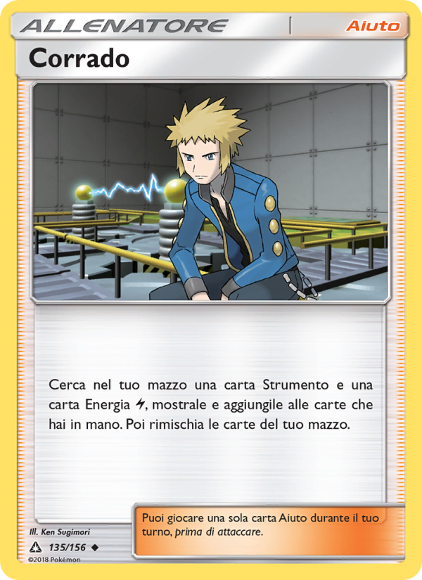 Corrado 135/173 — Ultra Prism (Italian Pokémon TCG card)
