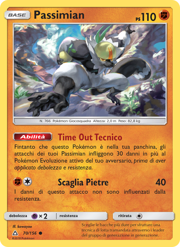 Passimian 070/173 — Ultraprisma (Italian Pokémon TCG card)