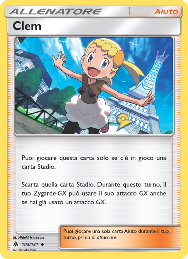 Clem 103/146 — Apocalisse Di Luce (Italian Pokémon TCG card)