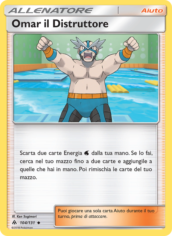 Omar il Distruttore 104/146 — Apocalisse Di Luce (Italian Pokémon TCG card)