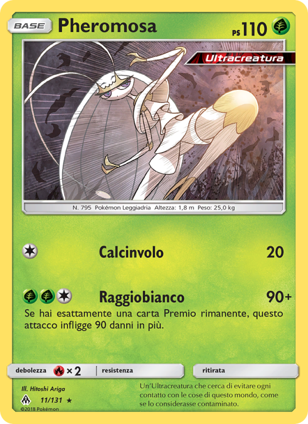 Pheromosa 011/146 — Apocalisse Di Luce (Italian Pokémon TCG card)