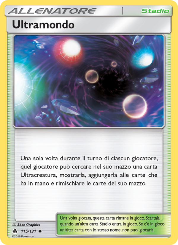 Ultramondo 115/146 — Apocalisse Di Luce (Italian Pokémon TCG card)