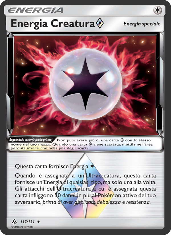 Energia Creatura ◇ 117/146 — Apocalisse Di Luce (Italian Pokémon TCG card)