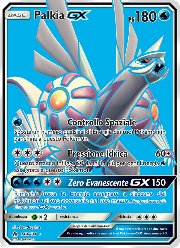 Palkia GX 119/146 — Apocalisse Di Luce (Italian Pokémon TCG card)