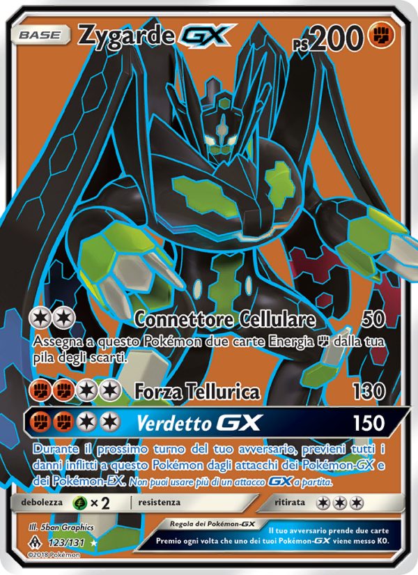 Zygarde GX 123/146 — Apocalisse Di Luce (Italian Pokémon TCG card)