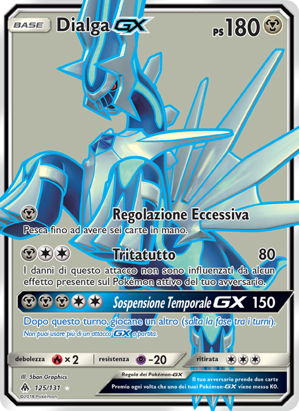 Dialga GX 125/146 — Apocalisse Di Luce (Italian Pokémon TCG card)
