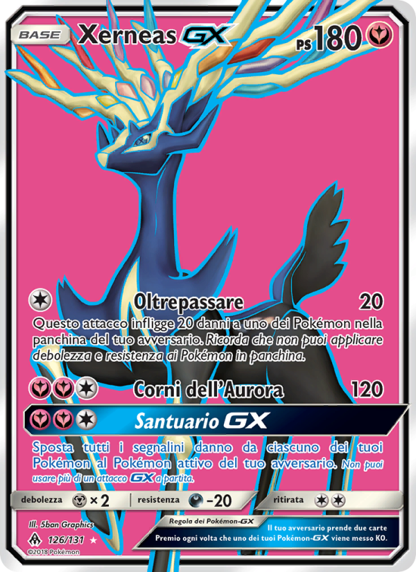 Xerneas GX 126/146 — Apocalisse Di Luce (Italian Pokémon TCG card)