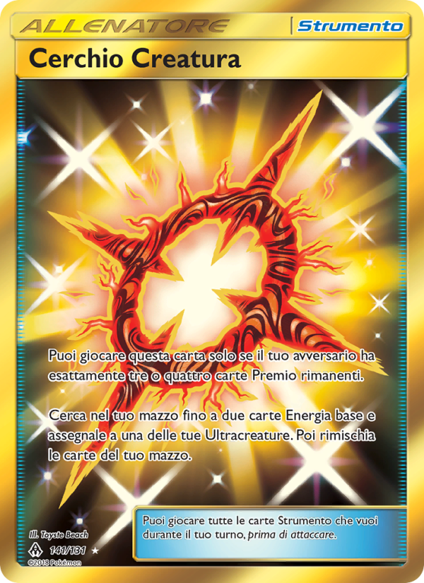 Cerchio Creatura 141/146 — Apocalisse Di Luce (Italian Pokémon TCG card)