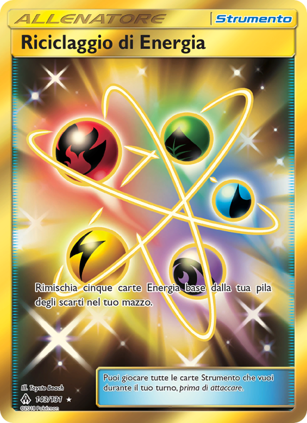 Riciclaggio di Energia 143/146 — Apocalisse Di Luce (Italian Pokémon TCG card)
