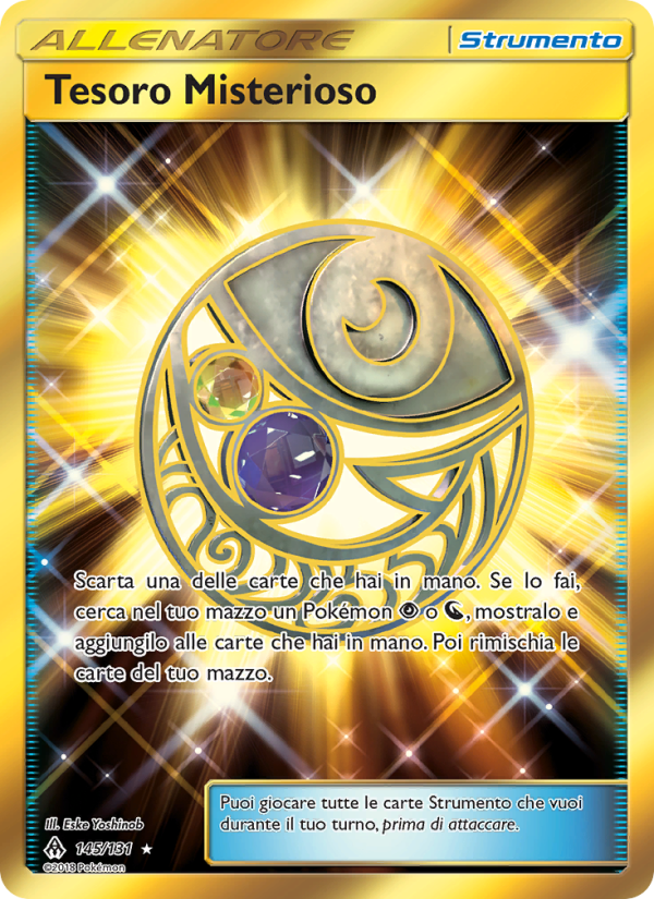Tesoro Misterioso 145/146 — Grauen Der Lichtfinsternis (Italian Pokémon TCG card)