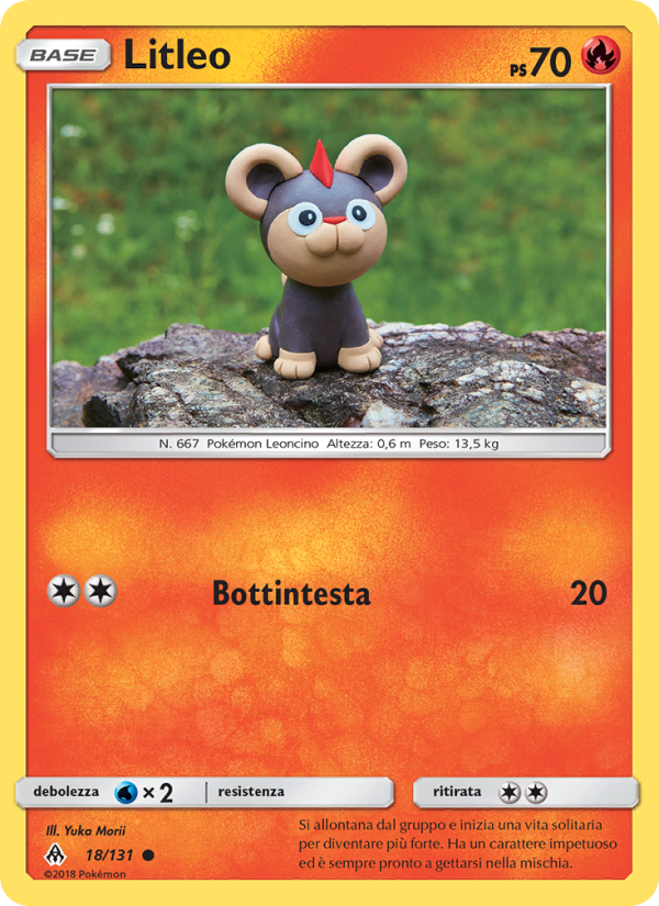 Litleo 018/146 — Apocalisse Di Luce (Italian Pokémon TCG card)