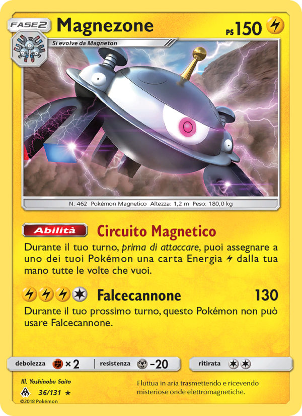 Magnezone 036/146 — Apocalisse Di Luce (Italian Pokémon TCG card)