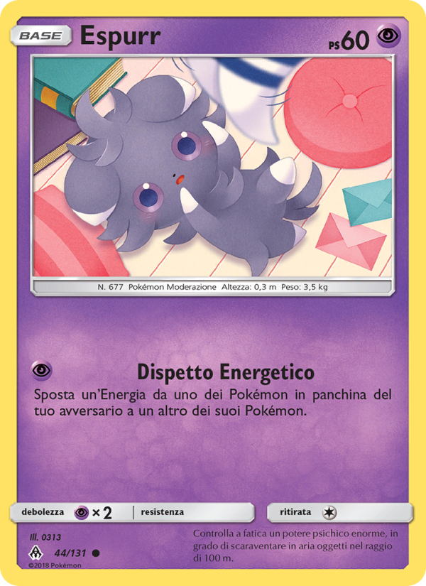 Espurr 044/146 — Apocalisse Di Luce (Italian Pokémon TCG card)