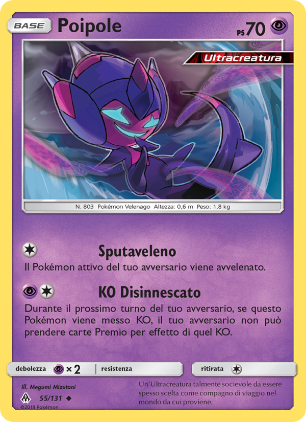 Poipole 055/146 — Apocalisse Di Luce (Italian Pokémon TCG card)
