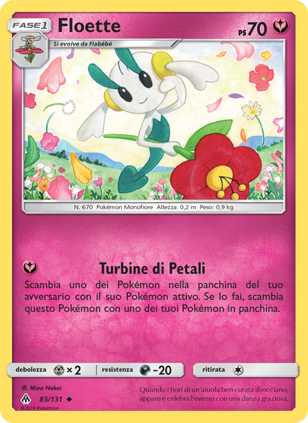 Floette 085/146 — Apocalisse Di Luce (Italian Pokémon TCG card)