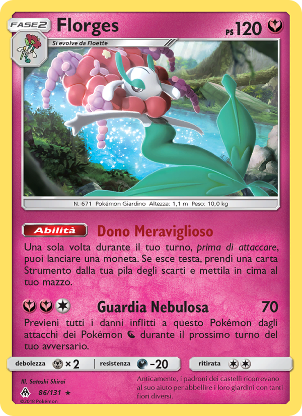 Florges 086/146 — Apocalisse Di Luce (Italian Pokémon TCG card)
