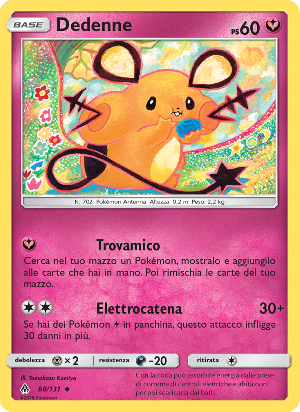 Dedenne 088/146 — Apocalisse Di Luce (Italian Pokémon TCG card)