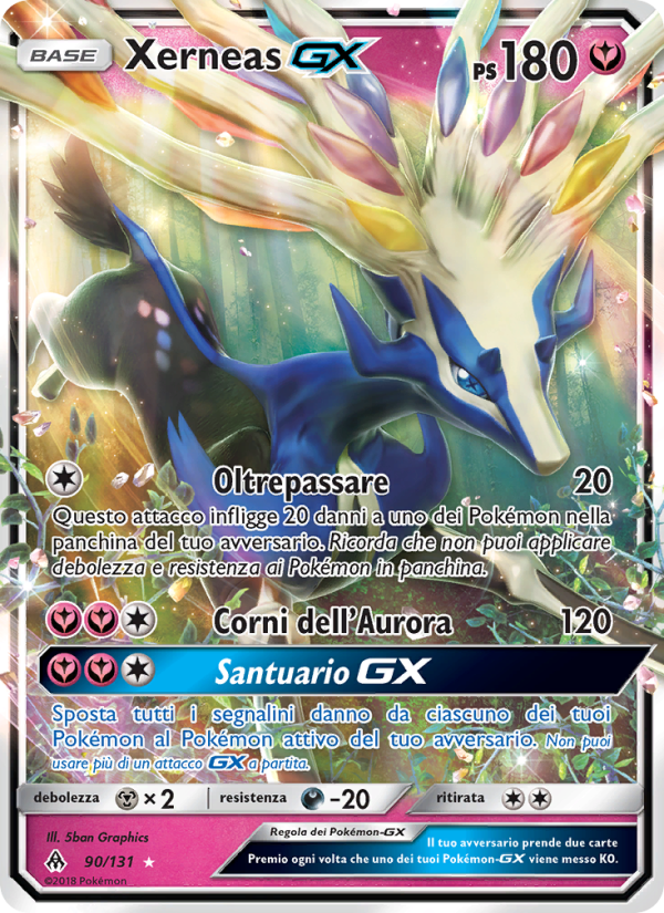 Xerneas GX 090/146 — Apocalisse Di Luce (Italian Pokémon TCG card)