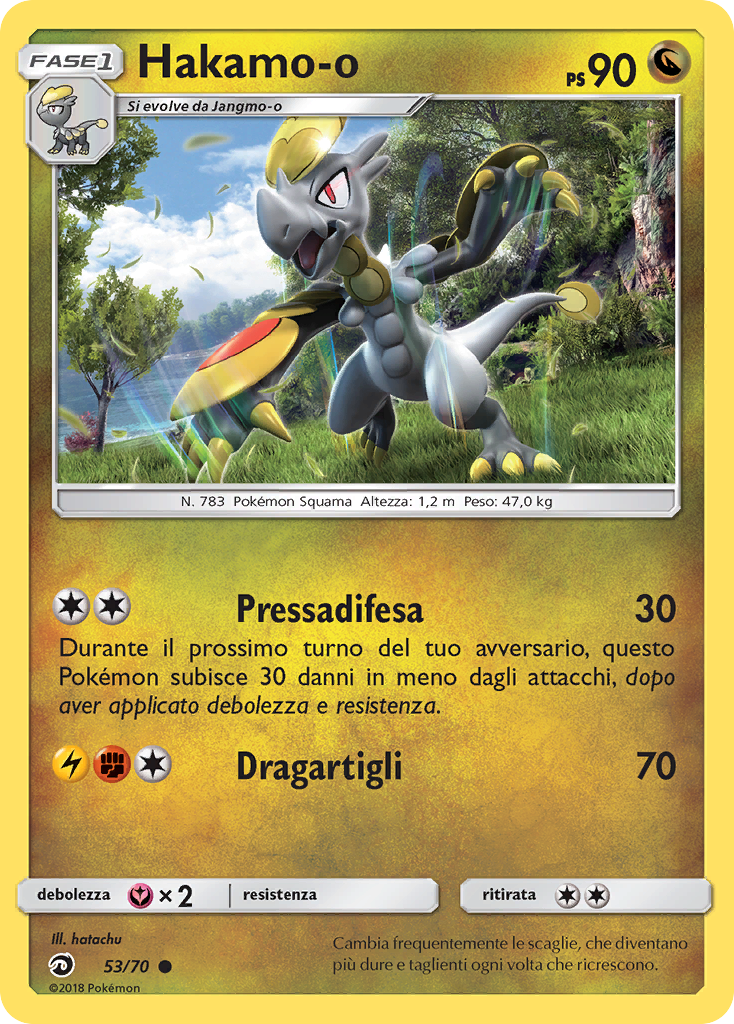 Hakamo-o 053/78 — Trionfo Dei Draghi (Italian Pokémon TCG card)