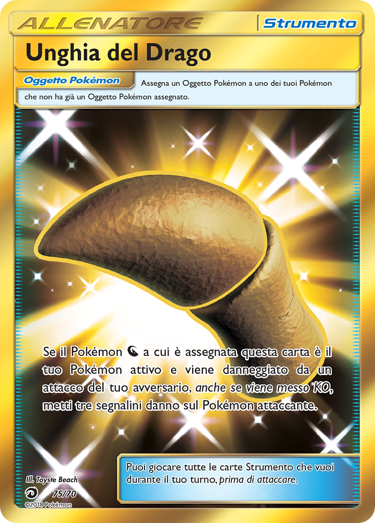Unghia del Drago 075/78 — Trionfo Dei Draghi (Italian Pokémon TCG card)