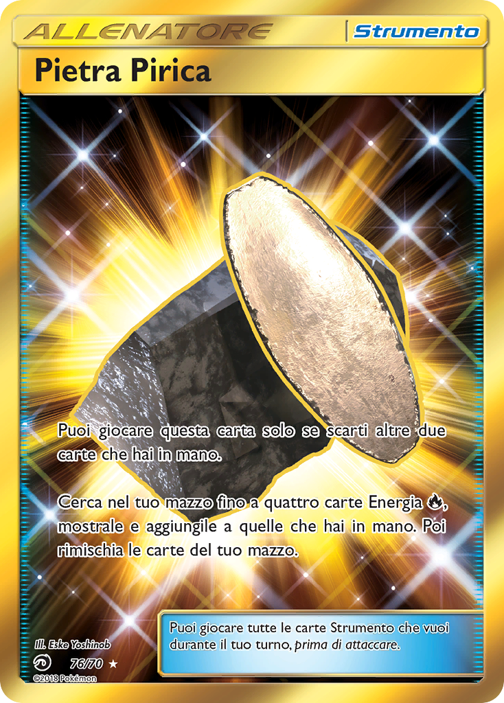 Pietra Pirica 076/78 — Trionfo Dei Draghi (Italian Pokémon TCG card)