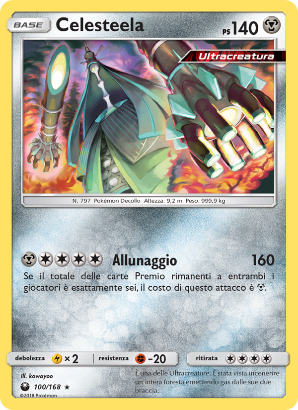Celesteela 100/183 — Tempesta Astrale (Italian Pokémon TCG card)