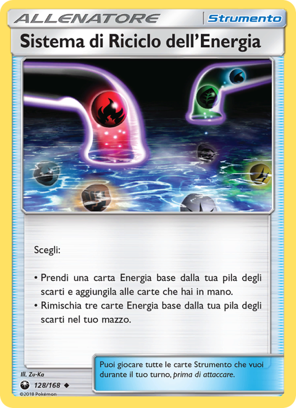 Sistema di Riciclo dell’Energia 128/183 — Tempesta Astrale (Italian Pokémon TCG card)
