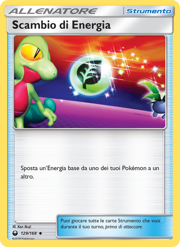 Scambio di Energia 129/183 — Tempesta Astrale (Italian Pokémon TCG card)