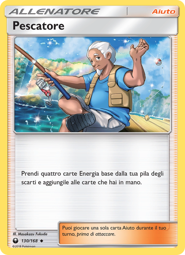 Pescatore 130/183 — Tempesta Astrale (Italian Pokémon TCG card)