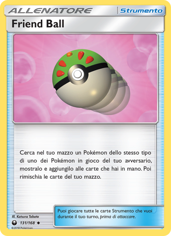 Friend Ball 131/183 — Tempesta Astrale (Italian Pokémon TCG card)