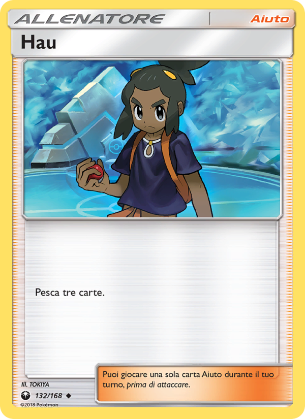 Hau 132/183 — Tempesta Astrale (Italian Pokémon TCG card)