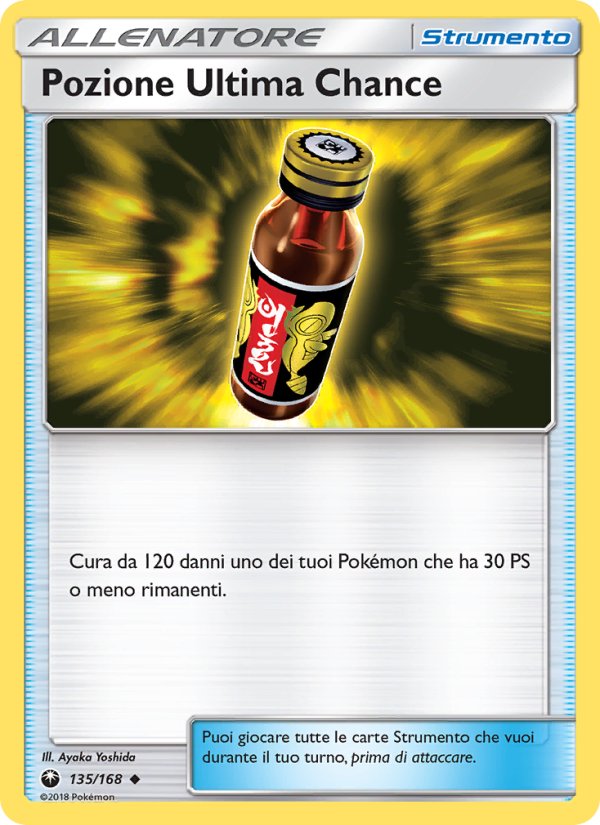Pozione Ultima Chance 135/183 — Tempesta Astrale (Italian Pokémon TCG card)
